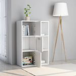 Casa si Gradina - Mobilier - Biblioteci si rafturi - Biblioteci - Dulap de depozitare, alb, 60 x 29,5 x 90 cm, PAL - Infinity.ro