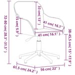 Casa si Gradina - Mobilier - Scaune si fotolii - Scaune - Scaun de birou pivotant, roz, catifea - Infinity.ro