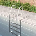 Casa si Gradina - Constructii - Scari si accesorii interioare - Scari piscine - Scara de piscina, 54x38x184,5 cm, otel inoxidabil 304 - Infinity.ro