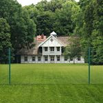 Casa si Gradina - Gradina si terasa - Garduri, panouri si accesorii - Gard din plasa de sarma cu stalpi, verde, 25 x 0,5 m, otel, dimensiunea ochiurilor 13 mm - Infinity.ro