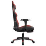 PC, gaming si accesorii - Gaming - Accesorii gaming - Scaune gaming - Scaun de gaming cu suport picioare, negru/rosu, piele ecologica - Infinity.ro