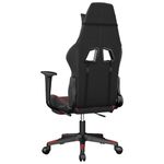 PC, gaming si accesorii - Gaming - Accesorii gaming - Scaune gaming - Scaun de gaming cu suport picioare, negru/rosu, piele ecologica - Infinity.ro