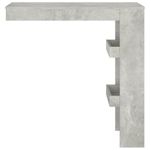 Casa si Gradina - Mobilier - Mese si birouri - Mese bucatarie si dining - Masa bar de perete gri beton 102x45x103,5 cm lemn compozit - Infinity.ro