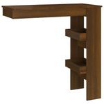 Casa si Gradina - Mobilier - Mese si birouri - Mese bucatarie si dining - Masa bar de perete stejar maro 102x45x103,5 cm lemn compozit - Infinity.ro