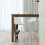 Casa si Gradina - Mobilier - Mese si birouri - Mese bucatarie si dining - Masa bar de perete stejar maro 102x45x103,5 cm lemn compozit - Infinity.ro