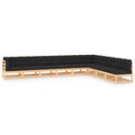 Casa si Gradina - Gradina si terasa - Mobilier exterior - Seturi mobila gradina - Set mobilier de gradina, 9 piese lemn masiv pin - Infinity.ro