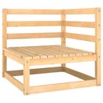 Casa si Gradina - Gradina si terasa - Mobilier exterior - Seturi mobila gradina - Set mobilier de gradina, 9 piese lemn masiv pin - Infinity.ro