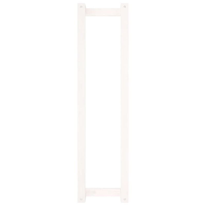 Casa si Gradina - Sanitare - Suporturi si accesorii baie - Suporturi baie - Suport pentru prosoape, alb, 23x18x90 cm, lemn masiv de pin - Infinity.ro