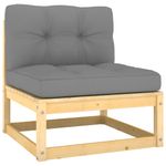 Casa si Gradina - Gradina si terasa - Mobilier exterior - Seturi mobila gradina - Set mobilier de gradina cu perne, 5 piese, lemn masiv de pin - Infinity.ro