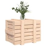Casa si Gradina - Mobilier - Organizare si depozitare - Cutii depozitare - Cutie de depozitare, 58x40,5x42 cm, lemn masiv de pin - Infinity.ro
