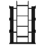 Casa si Gradina - Mobilier - Biblioteci si rafturi - Biblioteci - Biblioteca, negru, 86x25,5x140 cm, PAL - Infinity.ro