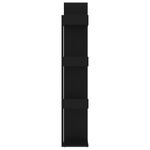 Casa si Gradina - Mobilier - Biblioteci si rafturi - Biblioteci - Biblioteca, negru, 86x25,5x140 cm, PAL - Infinity.ro