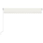 Casa si Gradina - Gradina si terasa - Umbrele si pavilioane - Umbrele - Copertina retractabila manual LED, crem, 450x350 cm - Infinity.ro