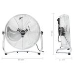 Casa si Gradina - Termice - Climatizare si ventilatie - Ventilator de podea 3 viteze, 60 cm, 120 W - Infinity.ro
