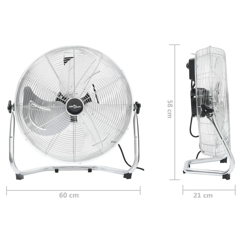 Casa si Gradina - Termice - Climatizare si ventilatie - Ventilator de podea 3 viteze, 60 cm, 120 W - Infinity.ro