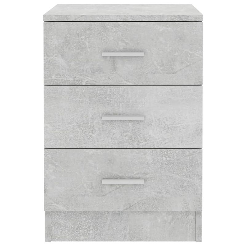 Casa si Gradina - Mobilier - Comode si corpuri - Noptiere - Noptiera, gri beton, 38x35x56 cm, PAL - Infinity.ro