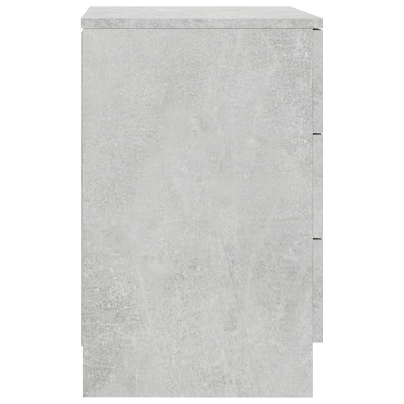 Casa si Gradina - Mobilier - Comode si corpuri - Noptiere - Noptiera, gri beton, 38x35x56 cm, PAL - Infinity.ro