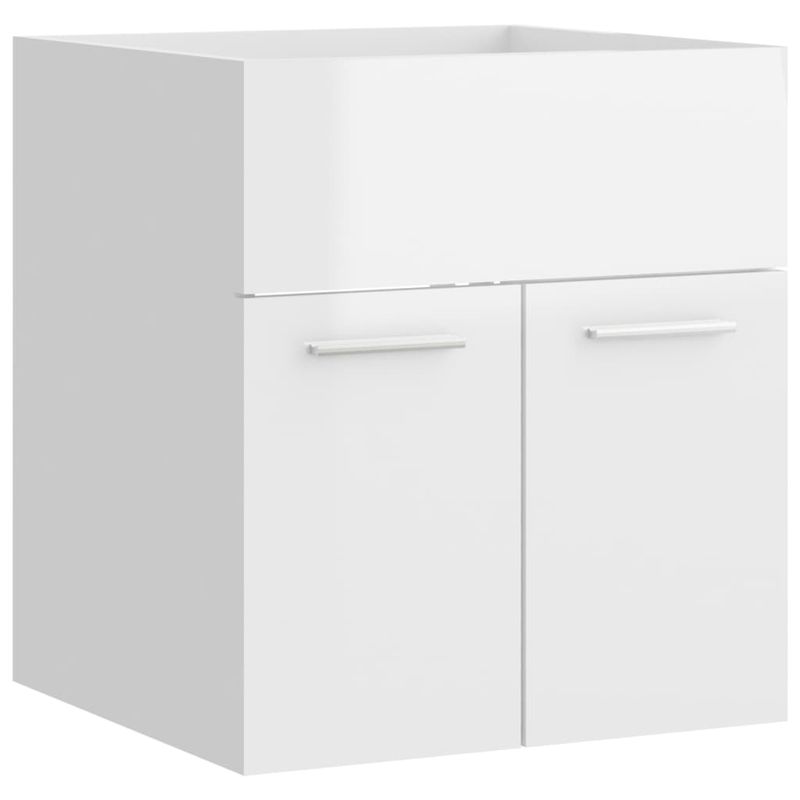 Casa si Gradina - Mobilier - Seturi de mobilier - Seturi baie - Masca de chiuveta, negru, 41x38,5x46 cm, PAL - Infinity.ro