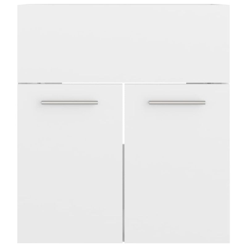 Casa si Gradina - Mobilier - Seturi de mobilier - Seturi baie - Masca de chiuveta, negru, 41x38,5x46 cm, PAL - Infinity.ro
