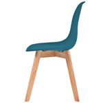 Casa si Gradina - Mobilier - Scaune si fotolii - Scaune - Scaune de bucatarie, 6 buc., turcoaz, plastic - Infinity.ro