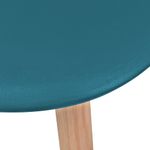 Casa si Gradina - Mobilier - Scaune si fotolii - Scaune - Scaune de bucatarie, 6 buc., turcoaz, plastic - Infinity.ro