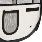 Petshop - Accesorii petshop - Culcusuri si custi - Tarcuri si colivii - Tarc de caini pliabil cu sac de transport, negru, 125x125x61 cm - Infinity.ro