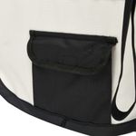 Petshop - Accesorii petshop - Culcusuri si custi - Tarcuri si colivii - Tarc de caini pliabil cu sac de transport, negru, 145x145x61 cm - Infinity.ro