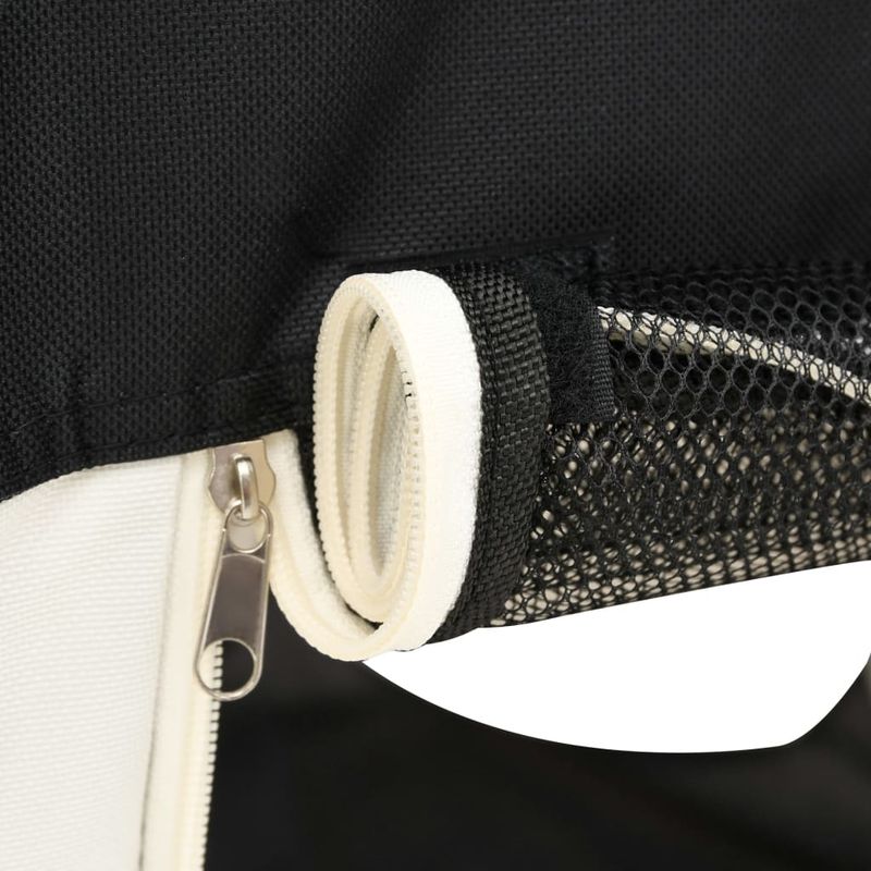 Petshop - Accesorii petshop - Culcusuri si custi - Tarcuri si colivii - Tarc de caini pliabil cu sac de transport, negru, 145x145x61 cm - Infinity.ro