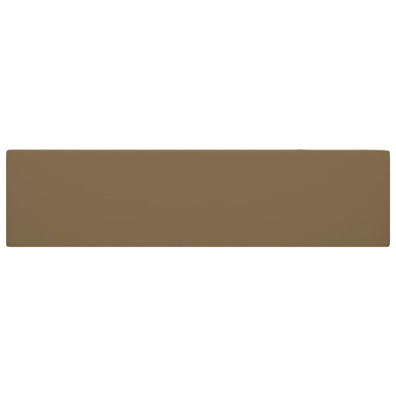 Casa si Gradina - Sanitare - Lavoar baie si accesorii - Lavoare si piedestale - Chiuveta de baie cu preaplin, crem mat, ceramica - Infinity.ro