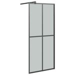 Casa si Gradina - Sanitare - Cazi si cabine de dus - Paravane si usi - Paravan dus walk-in 80x195 cm sticla securizata culoare inchisa - Infinity.ro