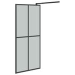 Casa si Gradina - Sanitare - Cazi si cabine de dus - Paravane si usi - Paravan dus walk-in 80x195 cm sticla securizata culoare inchisa - Infinity.ro