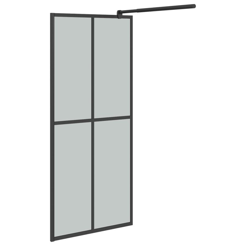 Casa si Gradina - Sanitare - Cazi si cabine de dus - Paravane si usi - Paravan dus walk-in 80x195 cm sticla securizata culoare inchisa - Infinity.ro