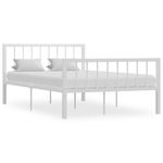 Casa si Gradina - Mobilier - Paturi si accesorii - Paturi - Cadru de pat, alb, 120 x 200 cm, metal - Infinity.ro