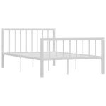 Casa si Gradina - Mobilier - Paturi si accesorii - Paturi - Cadru de pat, alb, 120 x 200 cm, metal - Infinity.ro