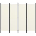 Casa si Gradina - Decoratiuni - Pereti despartitori si paravane - Paravan de camera cu 4 panouri, alb, 200 x 180 cm - Infinity.ro