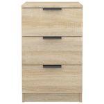 Casa si Gradina - Mobilier - Comode si corpuri - Noptiere - Noptiere, stejar sonoma, 40x36x65 cm - Infinity.ro