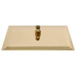 Casa si Gradina - Sanitare - Cazi si cabine de dus - Coloane si seturi de dus - Cap de dus tip ploaie rotund, auriu 40 x 40 cm otel inoxidabil - Infinity.ro