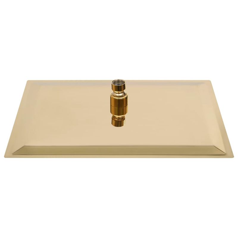 Casa si Gradina - Sanitare - Cazi si cabine de dus - Coloane si seturi de dus - Cap de dus tip ploaie rotund, auriu 40 x 40 cm otel inoxidabil - Infinity.ro