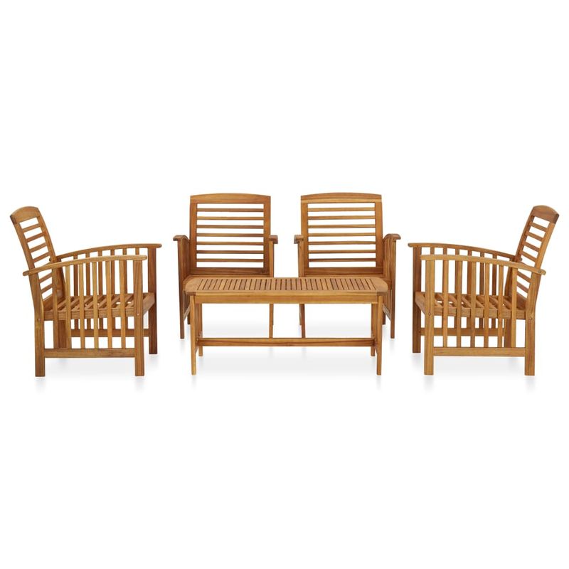 Casa si Gradina - Gradina si terasa - Mobilier exterior - Seturi mobila gradina - Set mobilier de gradina, 5 piese, lemn masiv de acacia - Infinity.ro