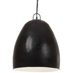 Casa si Gradina - Corpuri si surse de iluminat - Lustre si pendule - Lampa suspendata industriala , negru, 42 cm, rotund, 25 W, E27 - Infinity.ro