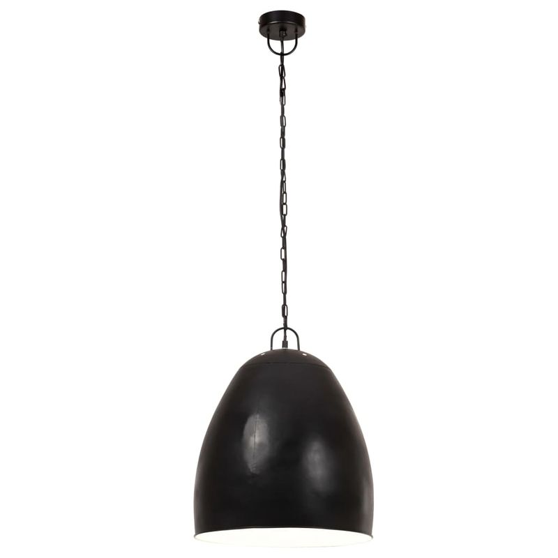 Casa si Gradina - Corpuri si surse de iluminat - Lustre si pendule - Lampa suspendata industriala , negru, 42 cm, rotund, 25 W, E27 - Infinity.ro