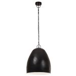 Casa si Gradina - Corpuri si surse de iluminat - Lustre si pendule - Lampa suspendata industriala , negru, 42 cm, rotund, 25 W, E27 - Infinity.ro