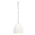 Casa si Gradina - Corpuri si surse de iluminat - Veioze si lampi - Lampi de veghe - Lampa suspendata industriala , 25 W, alb, 42 cm, E27, rotund - Infinity.ro
