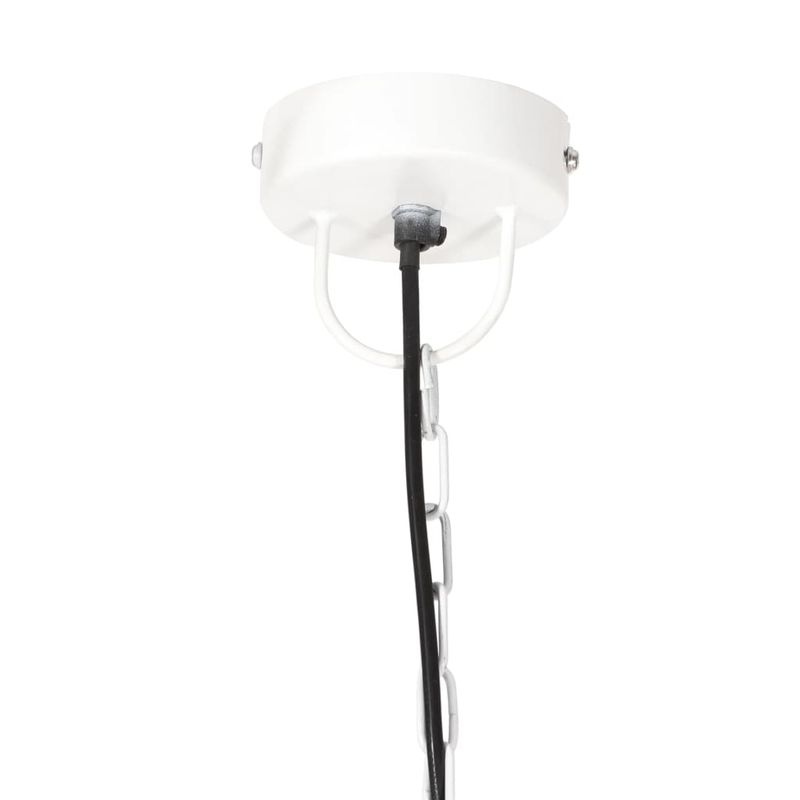 Casa si Gradina - Corpuri si surse de iluminat - Veioze si lampi - Lampi de veghe - Lampa suspendata industriala , 25 W, alb, 42 cm, E27, rotund - Infinity.ro
