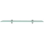 Casa si Gradina - Mobilier - Biblioteci si rafturi - Rafturi - Raft suspendat din sticla, 2 buc., 60 x 10 cm, sticla, 8 mm, transparent - Infinity.ro