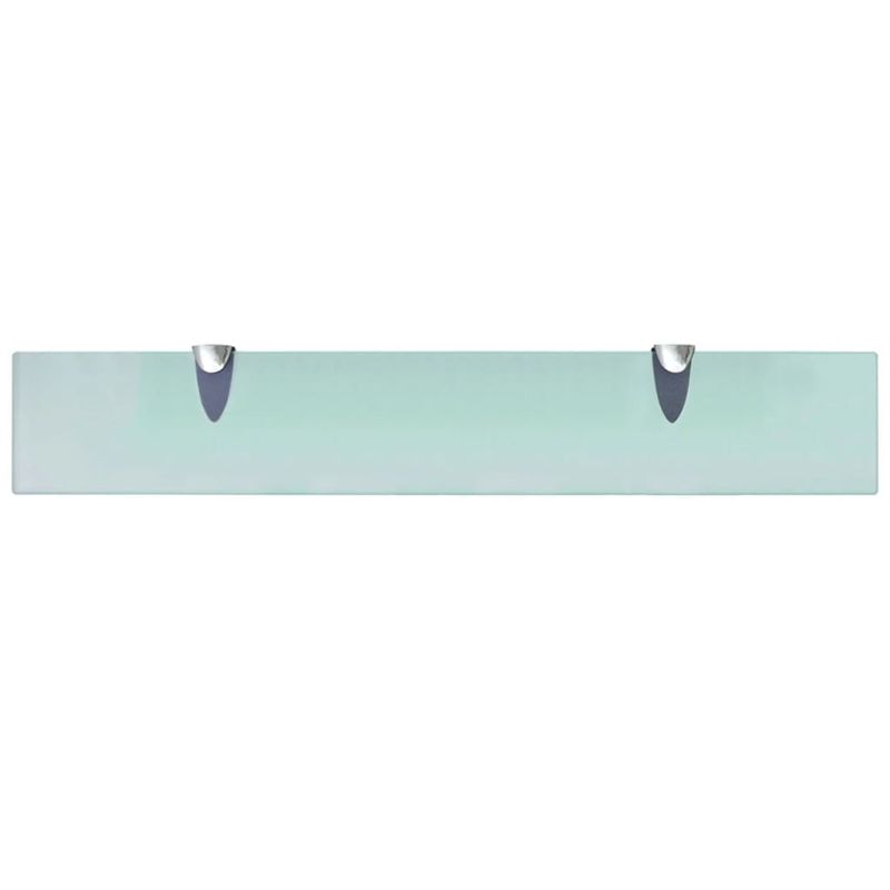 Casa si Gradina - Mobilier - Biblioteci si rafturi - Rafturi - Raft suspendat din sticla, 2 buc., 60 x 10 cm, sticla, 8 mm, transparent - Infinity.ro