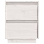 Casa si Gradina - Mobilier - Comode si corpuri - Noptiere - Noptiera, alb, 40x35x50 cm, lemn masiv de pin - Infinity.ro