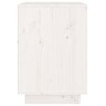 Casa si Gradina - Mobilier - Comode si corpuri - Noptiere - Noptiera, alb, 40x35x50 cm, lemn masiv de pin - Infinity.ro