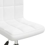 Casa si Gradina - Mobilier - Scaune si fotolii - Scaune - Scaune de bucatarie pivotante, alb, piele ecologica - Infinity.ro