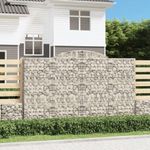 Casa si Gradina - Gradina si terasa - Garduri, panouri si accesorii - Cos gabion arcuit, 300x50x180/200 cm, fier galvanizat, cantitate în pachet: 2 - Infinity.ro